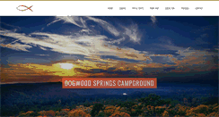 Desktop Screenshot of jasperdogwoodcabinsandrv.com